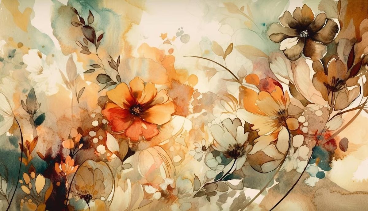 Autumn Bloom in a room