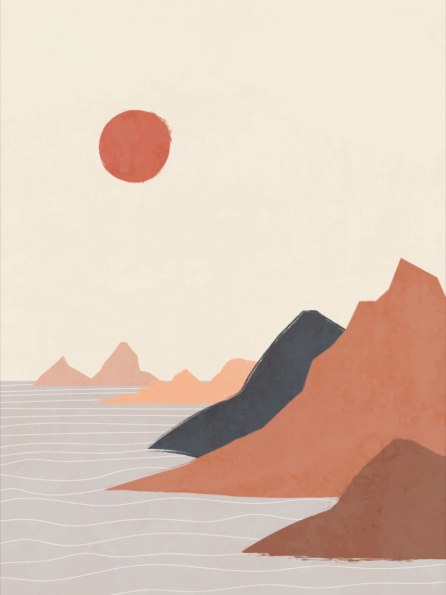 Red Hills in a room
