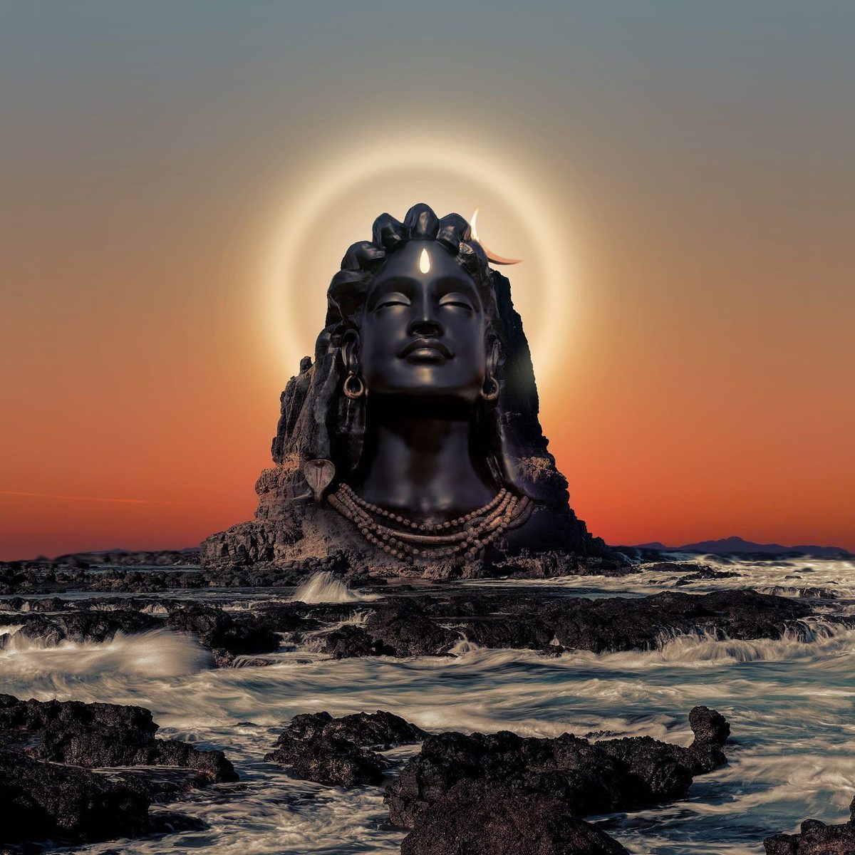 Mahakal in a room