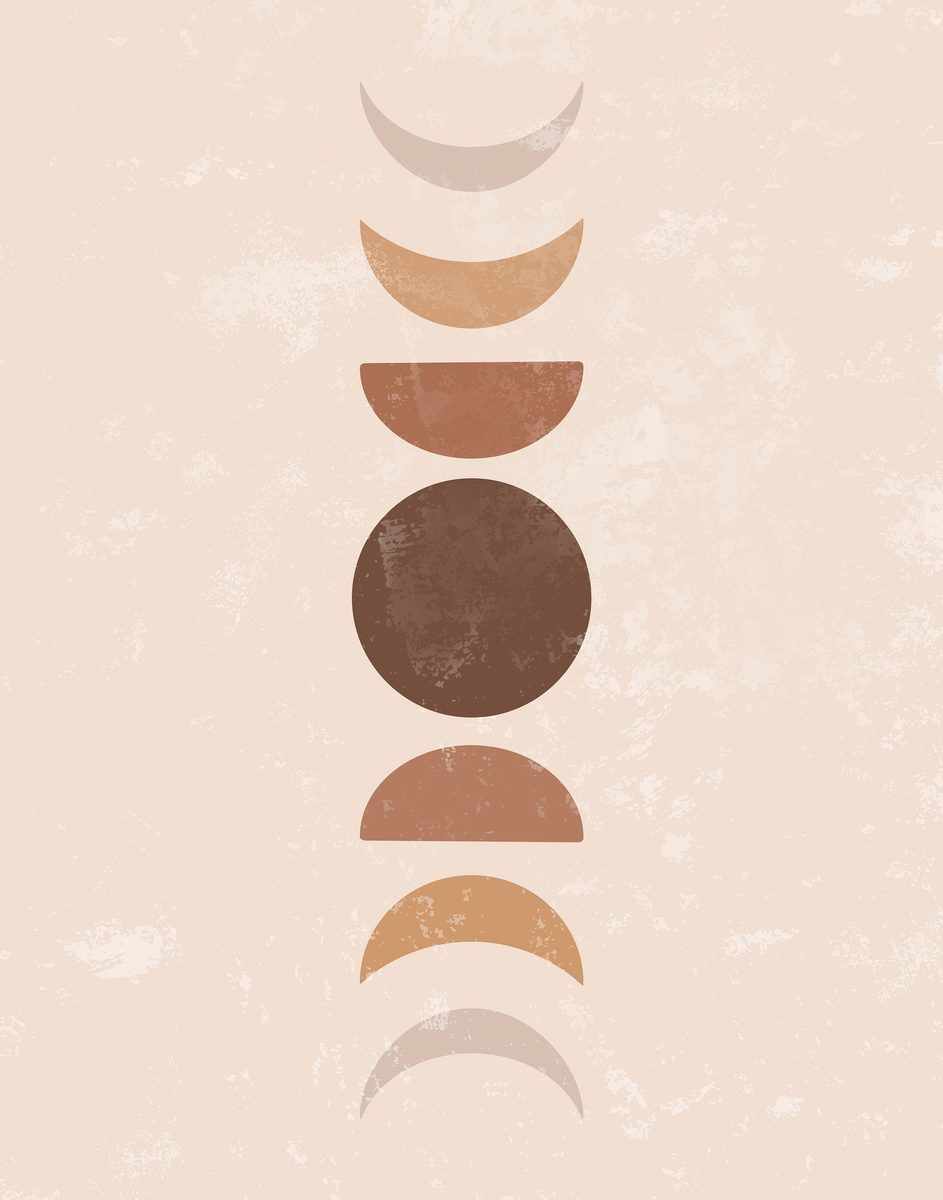 Moon Phases in a room