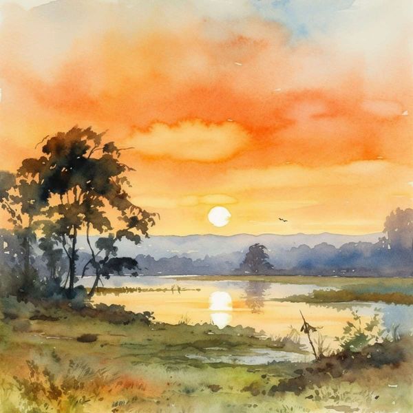 Riverside Evening