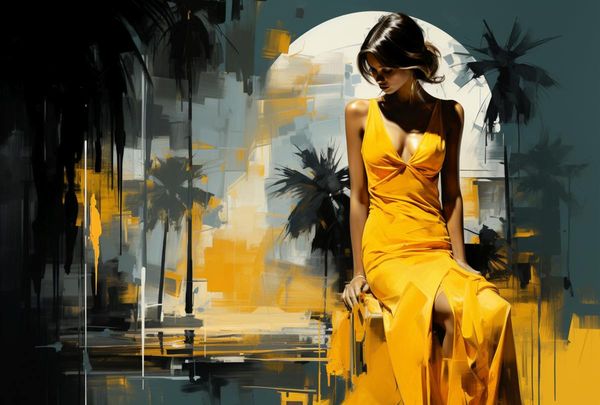 Woman in Yellow