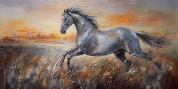 Grey Stallion