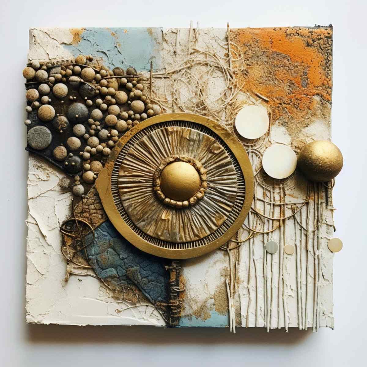 Brass Relief in a room