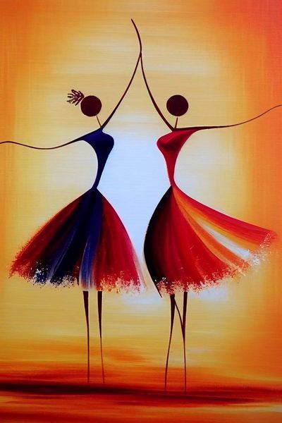Two Dancers — Dusk